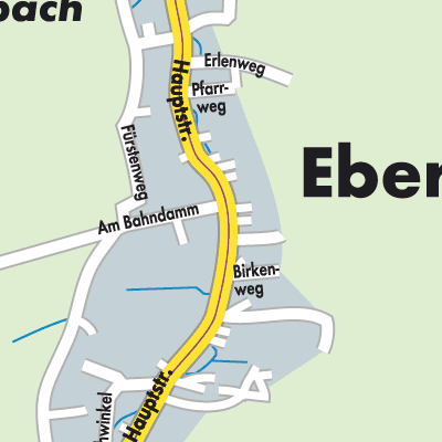 Stadtplan Ebersbach