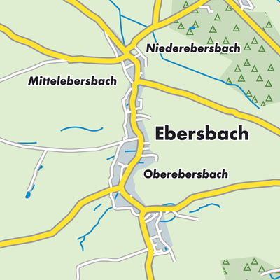 Übersichtsplan Ebersbach