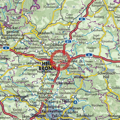 Landkarte Eberstadt
