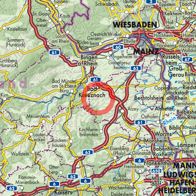 Landkarte Eckelsheim