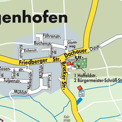Stadtplan Egenhofen