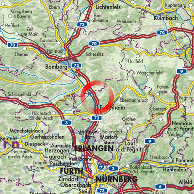 Landkarte Eggolsheim