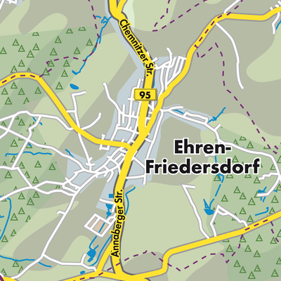Übersichtsplan Ehrenfriedersdorf