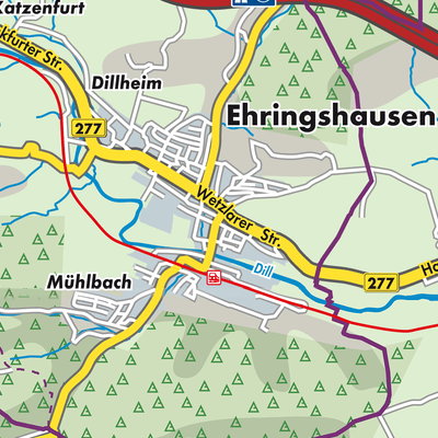 Übersichtsplan Ehringshausen