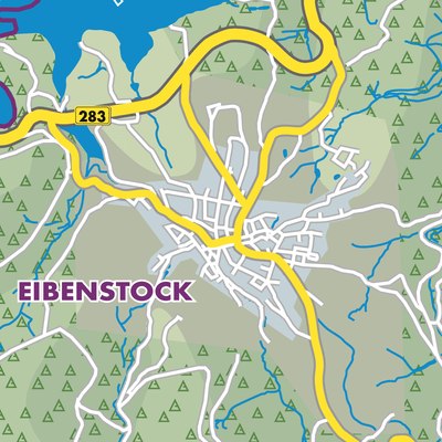 Übersichtsplan Eibenstock