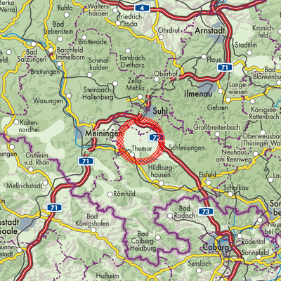 Landkarte Eichenberg