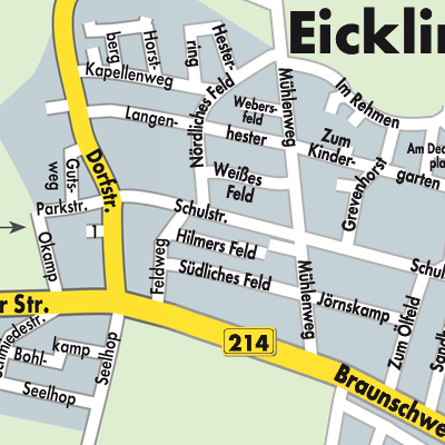 Stadtplan Eicklingen