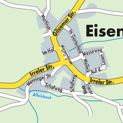 Stadtplan Eisenach