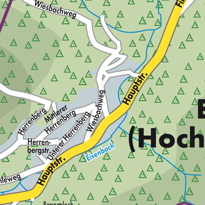 Stadtplan Eisenbach