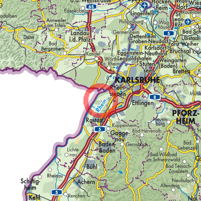 Landkarte Elchesheim-Illingen