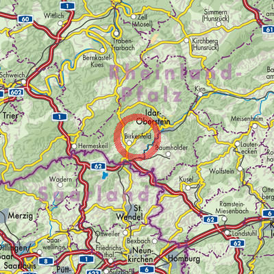 Landkarte Elchweiler