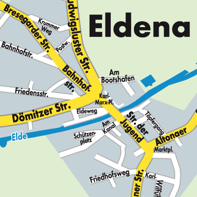 Stadtplan Eldena
