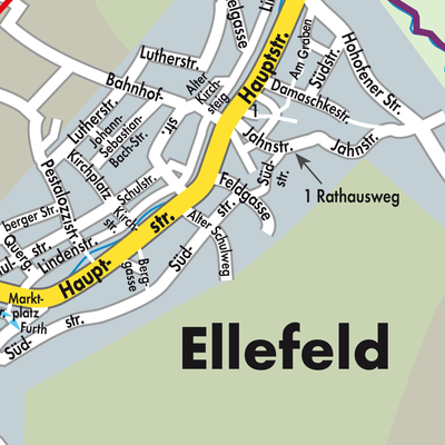 Stadtplan Ellefeld