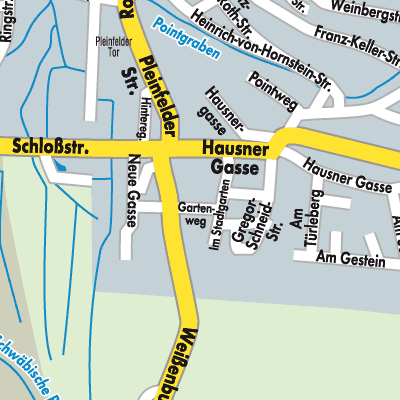 Stadtplan Ellingen