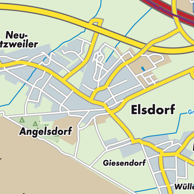 Übersichtsplan Elsdorf
