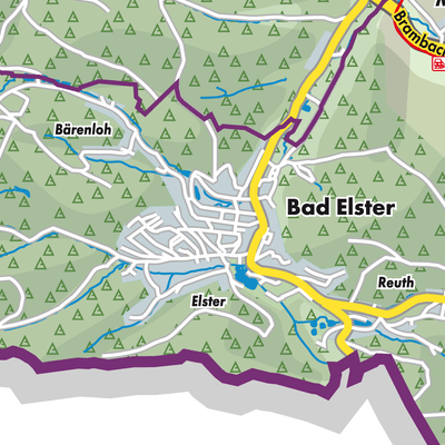 Übersichtsplan Bad Elster