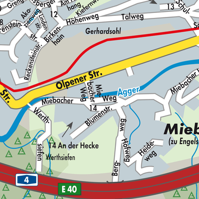 Stadtplan Engelskirchen
