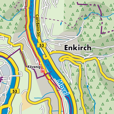 Übersichtsplan Enkirch
