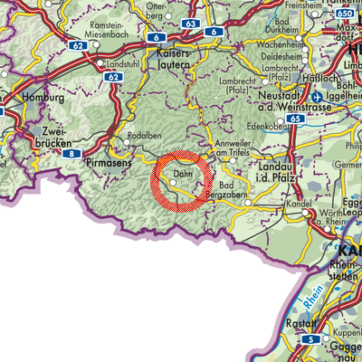Landkarte Erfweiler