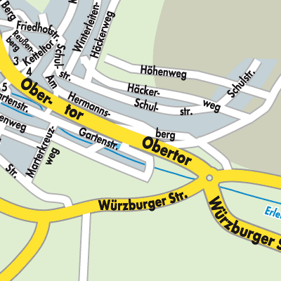 Stadtplan Erlenbach b. Marktheidenfeld