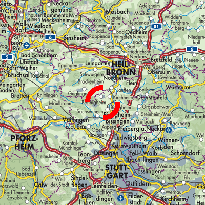 Landkarte Erligheim