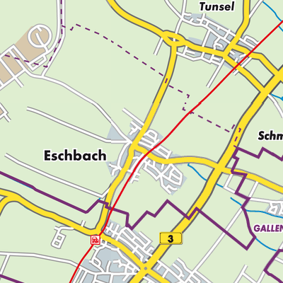 Übersichtsplan Eschbach