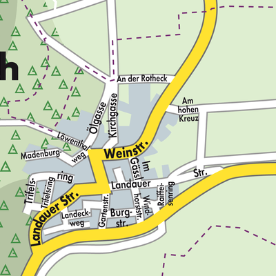 Stadtplan Eschbach