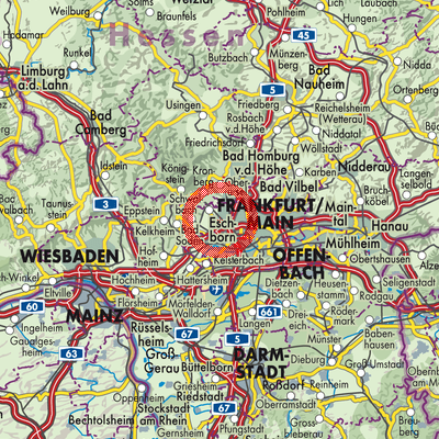 Landkarte Eschborn