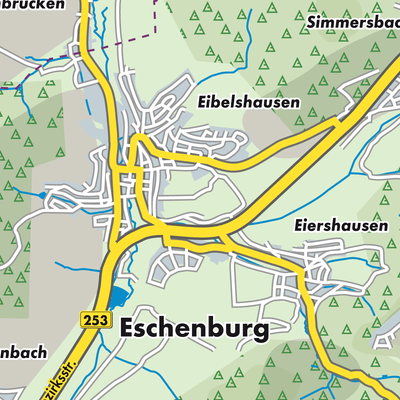 Übersichtsplan Eschenburg