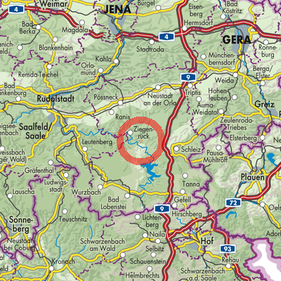 Landkarte Eßbach