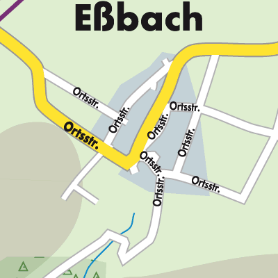 Stadtplan Eßbach