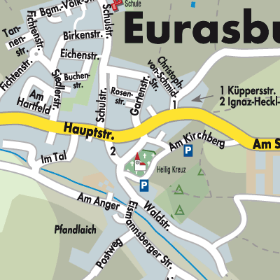 Stadtplan Eurasburg
