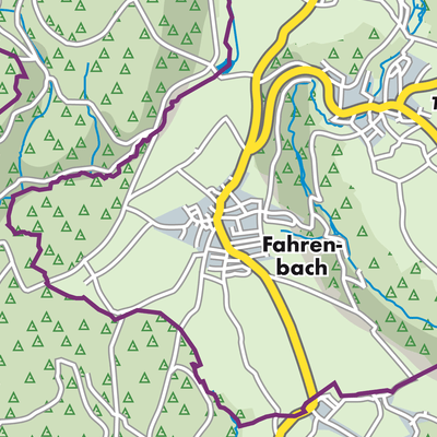 Übersichtsplan Fahrenbach