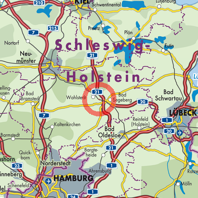 Landkarte Fahrenkrug
