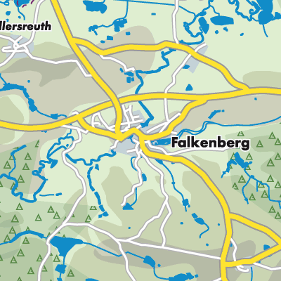 Übersichtsplan Falkenberg
