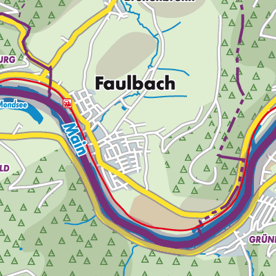 Übersichtsplan Faulbach