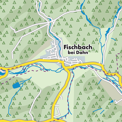 Übersichtsplan Fischbach bei Dahn