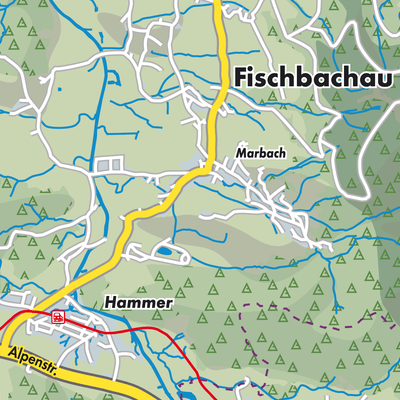 Übersichtsplan Fischbachau