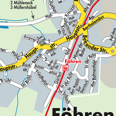 Stadtplan Föhren