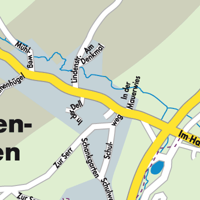 Stadtplan Fohren-Linden