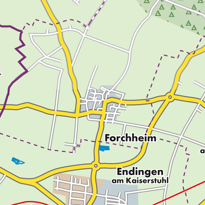 Übersichtsplan Forchheim