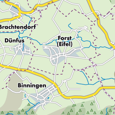 Übersichtsplan Forst (Eifel)