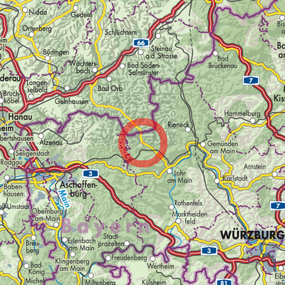 Landkarte Frammersbach