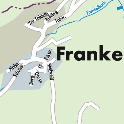 Stadtplan Frankelbach