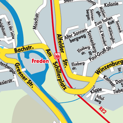 Stadtplan Freden (Leine)