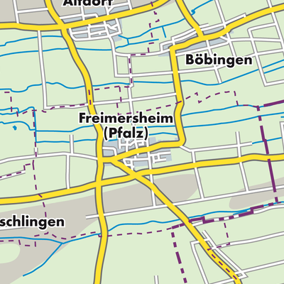 Übersichtsplan Freimersheim (Pfalz)