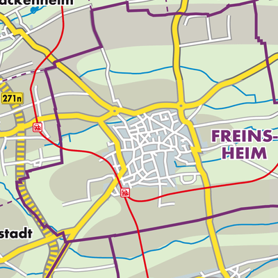 Übersichtsplan Freinsheim