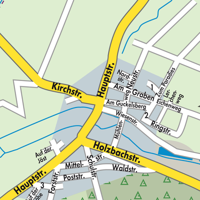 Stadtplan Freirachdorf