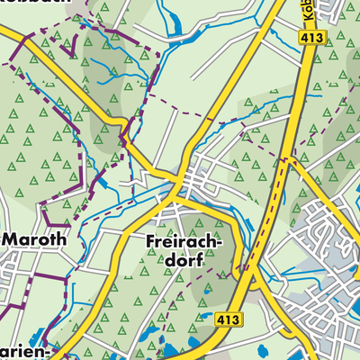 Übersichtsplan Freirachdorf