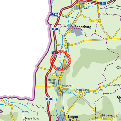 Landkarte Fresenburg